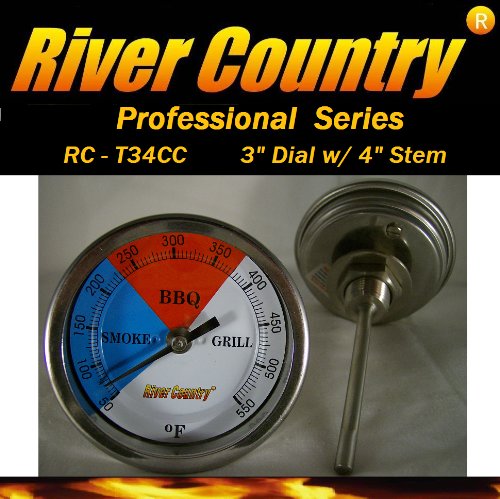 River Country 3" BBQ Thermometer 50-550F