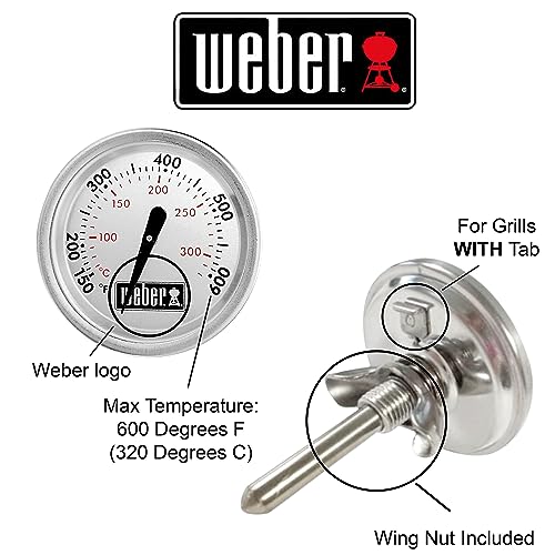 Weber Charcoal Spirit Q Grill Thermometer