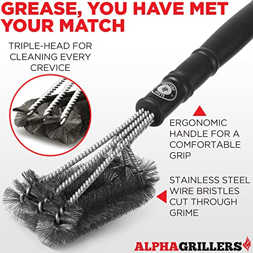 Heavy Duty BBQ Grill Brush - Outdoor Grill Accessories