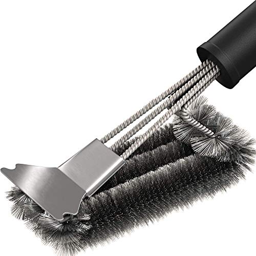 BININBOX Grill Brush - Stainless Steel BBQ Cleaner