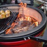 Kamado Joe 18" Charcoal Grill with Cart, Blaze Red