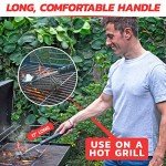 Heavy Duty Grill Brush and Scraper for Outdoor BBQ