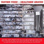 Heavy Duty Grill Brush and Scraper for Outdoor BBQ