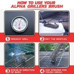 Heavy Duty Grill Brush and Scraper for Outdoor BBQ