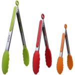 Popco Silicone Tongs Set - Heavy Duty BBQ Tools