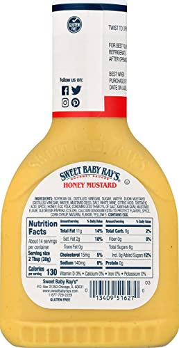 Sweet Baby Ray's Honey Mustard Dipping Sauce (6-Pack)