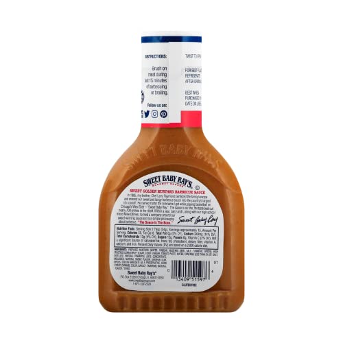 Sweet Baby Ray's Golden Mustard BBQ Sauce (2-Pack)