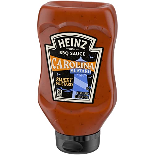 Heinz Carolina Mustard Style BBQ Sauce (6 Bottles, 18.7 oz)
