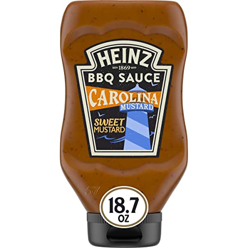 Heinz Carolina Mustard Style BBQ Sauce (6 Bottles, 18.7 oz)