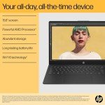 HP 15.6" Thin Laptop with Ryzen 5 and FHD Display