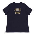 Women's Relaxed T-Shirt with Jesus Design