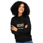 Unisex Organic Jesus Sweatshirt - Mid-Weight Comfort