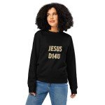 Unisex Organic Jesus Sweatshirt - Mid-Weight Comfort