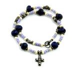 Christian Cross Pendant Necklace with Scripture