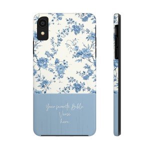 Personalized Floral Bible Verse Phone Cases