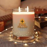 Bible Verse Scented Candle - Faith-Inspired Gift