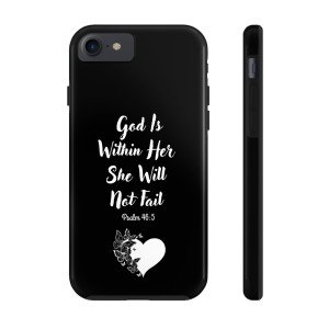 Bible Verse iPhone Case for Christian Women