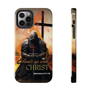 Jesus Christ Phone Case with Bible Verse