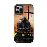 Jesus Christ Phone Case with Bible Verse