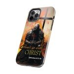 Jesus Christ Phone Case with Bible Verse