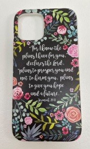 Jeremiah 29:11 Floral iPhone 12 Phone Case
