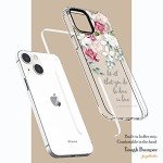 Inspirational Roses iPhone 13 Case with Bible Verses