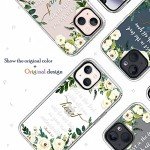 Pink Floral Bible Verse Case for iPhone 15