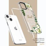 Pink Floral Bible Verse Case for iPhone 15