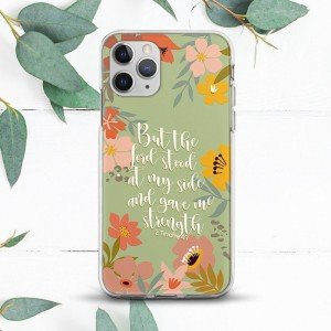 Bible Verse Floral iPhone Case for All Models