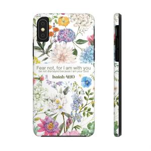 Floral Bible Verse Phone Case for Inspiration