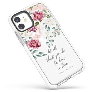 Inspirational Roses iPhone 11 Case with Scripture