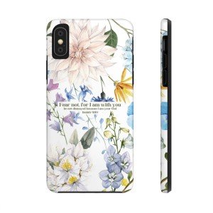 Floral Bible Verse Phone Case for Inspiration