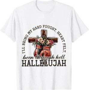 Hallelujah Praise Jesus Christian T-Shirt