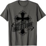 Vintage Hallelujah Bible Verse Jesus T-Shirt
