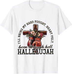 Hallelujah Praise Jesus Christian T-Shirt