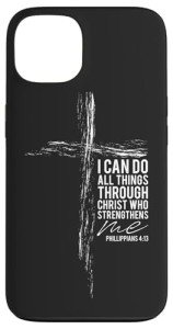 Christian Cross Bible Verse iPhone 13 Case