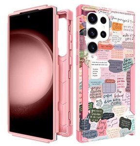 Christian Quotes Heavy Duty Case for Samsung S23 Ultra