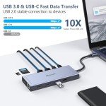 14-in-1 USB-C Docking Station for Dual Monitors
