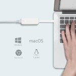 USB C to Ethernet Adapter for Ultrabooks & Laptops