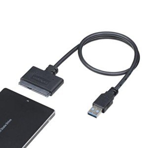 StarTech.com SATA to USB Cable - USB 3.0 to 2.5” SATA III Hard Drive Adapter - External Converter for SSD/HDD Data Transfer (USB3S2SAT3CB),Black