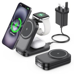 3-in-1 Foldable Wireless Charging Station for Apple