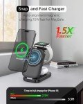 3-in-1 Foldable Wireless Charging Station for Apple