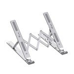 Dyazo Adjustable Height Laptop Stand - Silver
