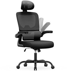 Ergonomic Office Chair with Lumbar Support & Headrest