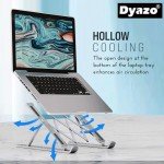 Dyazo Adjustable Height Laptop Stand - Silver