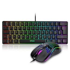 RedThunder 60% RGB Mini Keyboard and Mouse Combo