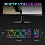 RedThunder 60% RGB Mini Keyboard and Mouse Combo