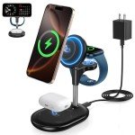Hevanto 3-in-1 Wireless Charging Station for Apple