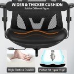 Ergonomic Mesh Office Chair with Adjustable Support
