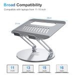Adjustable 360° Swivel Laptop Stand for Desk